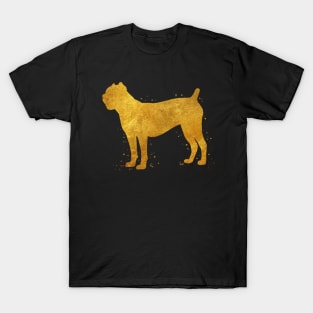 Cane corso dog golden art T-Shirt